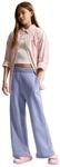 Nike Sportswear Club Fleece Hose Mit Weitem Bein F&uuml;r M&auml;dchen, Light Thistle/White,