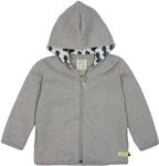 loud + proud Unisex Kinder Waffel, Gots-zertifiziert, Made in Germany Sweatjacke