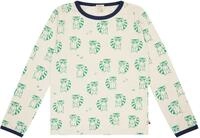 Shirt Langarm aus Biobaumwolle mit Druck, GOTS Zertifiziert