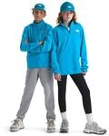 The North Face Kinder Glacier 1/4 Zip Sweatshirt, Meridian Blue, 12 Jahre