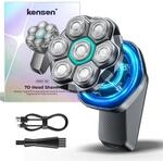 Glatzen Rasierer Herren,kensen 7D Schwebender Kopfrasierer 8100&8600U/Min 