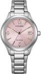 Citizen Eco-Drive Damenuhr Edelstahl, Rosa, 33.5 mm, FE6121-67X | Analog Quartz,