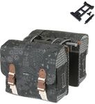 Basil Boheme Doppelte Fahrradtasche MIK - 35L, Schwarz, Wasserabweisend, Inkl.