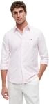 Tommy Hilfiger Herren Hemd Stripe Regular Fit Langarm