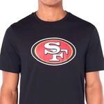 New Era San Francisco 49ers NFL Team Logo Schwarz T-Shirt - M
