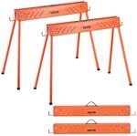 VEVOR Unterstellbock, 2er-Pack Arbeitsb&ouml;cke, S&auml;gebock 300 kg, Ger&uuml;stbock mit