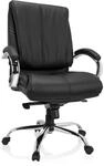 hjh OFFICE 729437 Chefsessel XXL H 100 Kunstleder, ergonomischer B&uuml;rostuhl,
