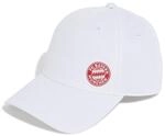 adidas Unisex Fc Bayern Munich Essentials Hat, White/Better Scarlet, M-L
