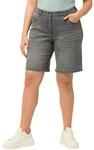 Ulla Popken Damen gro&szlig;e Gr&ouml;&szlig;en &Uuml;bergr&ouml;&szlig;en Plus Size Jeansbermuda Mandy,