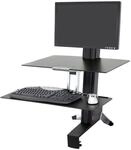 Ergotron WorkFit-S mittelgro&szlig;er Monitor HD mit Worksurface