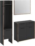 xonox.home - Garderoben-Set Bueno ca. 152x189x37 cm in Korpus/Front Basalt...