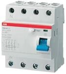 ABB FH200 RCCB, 4-polig, 63A, 30mA Typ AC IEC/EN 61008