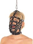Erotic Fashion ra7601 Maske, schwarze Leder Verstellbar, 1er-Pack (1 x 1 St&uuml;ck)