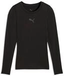 PUMA teamLIGA26 Baselayer Tee LS Jr, 116, schwarz
