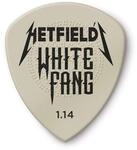 JIM DUNLOP Plektrum Ultex Hetfield's White Fang 1,14mm 6 St&uuml;ck, Wei&szlig;