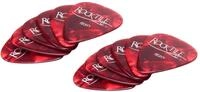 Rocktile Plektren Red Tortoise Heavy 12er Pack - St&auml;rke Heavy&rdquo; (1,1 mm) -