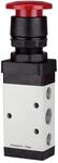 RIEGLER 116016-515.5104 5/2-Wegeventil, manuell &raquo;M5&laquo;, Pilztaster, monostabil, G