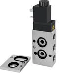 RIEGLER 103653-552.11 3/2-5/2-Wegeventil, NAMUR, Luftfeder, G 1/4, 230 V, 50Hz,...