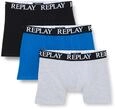 Replay Basic Cuff Unterw&auml;sche Black/Grey Melange/Turquoise L