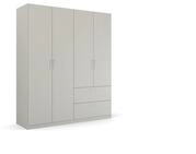 Rauch M&ouml;bel Pure by Quadra Spin Schrank Dreht&uuml;renschrank, Grau, 4-TRG., inkl. 2