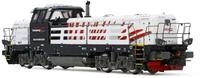 Rivarossi HR2898 Rail Traction Company wei&szlig;-Schwarze Lackierung mit roten...