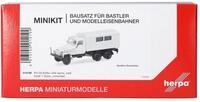 Herpa Modellbausatz MiniKit IFA G5 Koffer-LKW mit Fenstern 3achs, wei&szlig;,...