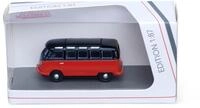 Schuco 1:87 VW T1 Samba Rot-Schwarz - Hochwertiges Diecast Modellauto im...