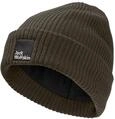 Jack Wolfskin Unisex Pergamon Beanie-M&uuml;tze, Obsidian Moss, M EU