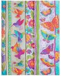 Hardcover Notizbuch Kolibri und Schmetterlinge Ultra Liniert: Hardcover mit