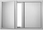 VEVOR Grill-Zugangst&uuml;r, 774 x 532 mm, Doppelte Au&szlig;enk&uuml;chent&uuml;r,...