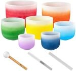 SELA Crystal Singing Bowl Chakra Set 432 Hz