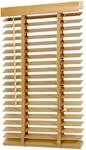 Sekey Jalousie Holzjalousie 50mm Holz jalousien Jalousette Echtholz Anpassbare