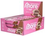 MORE Protein Satisbites, 12er Box Proteinriegel, 12 x 2 x 25 g, White Hazelnut