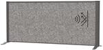 Maul Tisch Trennwand Akustik MAULconnecto 120x50 cm | Raumteiler f&uuml;r...