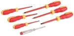 Silverline VDE-Elektriker-Schraubendreher mit Weichgriff, Schlitz/Phillips,...
