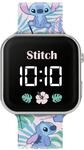 Disney Lilo & Stitch LAS4091 Kinder-Armbanduhr mit LED-Quarz-Silikonarmband,...
