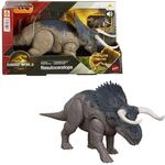 Mattel Jurassic World: Die Wiedergeburt Wild Roar Nasutoceratops Dinosaurierspielzeug