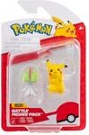 Pok&eacute;mon Battle Figure 2-Pack - Ralts,Pikachu - Multicolor - Official Pokemon Toy for