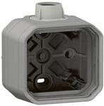 LEGRAND, Plexo New Feuchtraum Aufputzdose 1-fach, ISO 20 Kabelzugang, Farbe:...