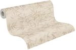 A.S. Cr&eacute;ation History of Art 2 Vliestapete Floral 10,05 m x 0,53 m - Beige, Metallic