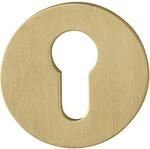 HOPPE 11718845 PZ-Rosette flach mit St&uuml;tznocken, rund, Edelstahl messingfarben...