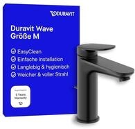 Duravit Wave Waschtischarmatur, Gr&ouml;&szlig;e M (Auslauf H&ouml;he 111 mm), Wasserhahn Bad mit