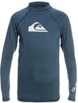 Quiksilver All Time - Lang&auml;rmliger Rashguard mit UPF 50 f&uuml;r Jungen 8-16 Blau