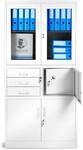 Jan Nowak Aktenschrank C018S B&uuml;roschrank Metallschrank Tresor Safe Geheimfach