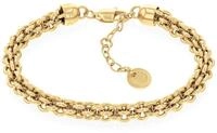 Tommy Hilfiger Schmuck f&uuml;r Damen: 23K Vergoldetes Kettenarmband aus Edelstahl...