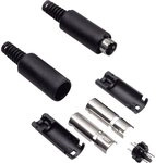 BKL Electronic 204002 0204002 Miniatur-DIN-Rundsteckverbinder Stecker, gerade...