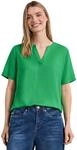 Street One Damen Kurzarm Bluse mit Turn-Up