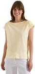 Damen T-Shirt aus Jersey im Garment Dye Look
