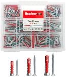 Fischer 544546 Duopower Kit Universald&uuml;bel mit Schraube, farblos.