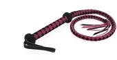 Erotic Fashion Bullwhip, Rosa-schwarze Leder, 1er-Pack (1 x 1 St&uuml;ck)